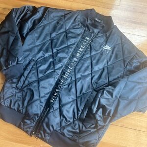 Nike Black Quilted Jacket